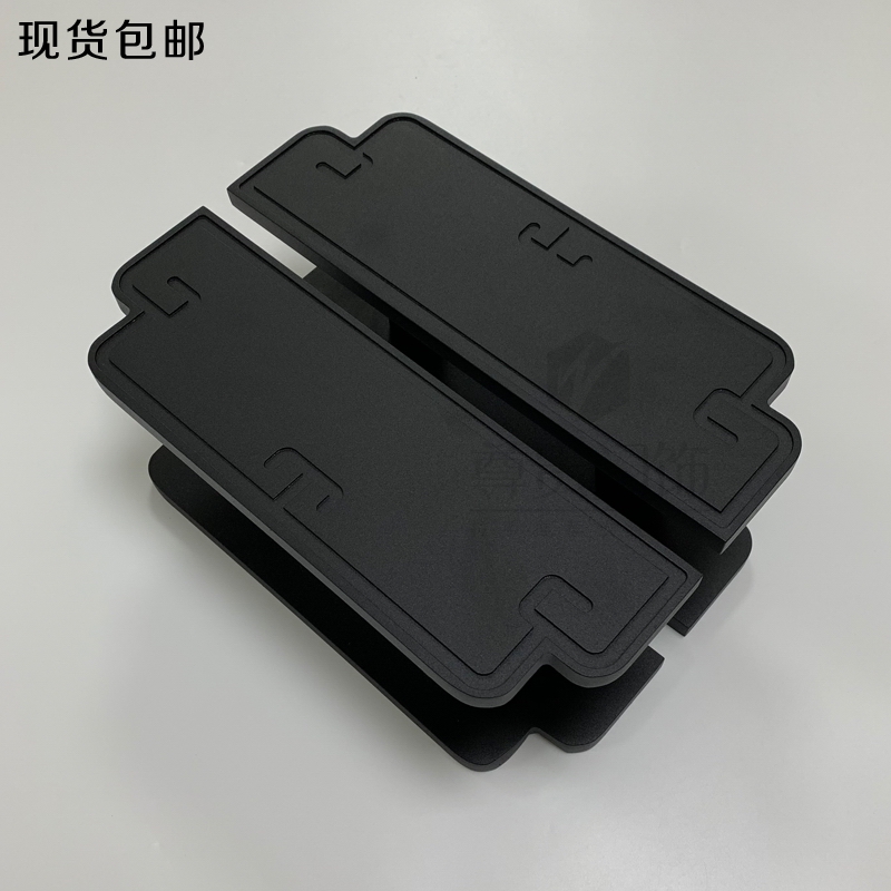 New Chinese glass door handle Villa Double Door Gate Luxury distance minimalist handle square wire drawing spot