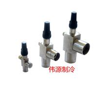 Factory direct welding angle valve two-head welding copper iron straight angle valve globe valve door air conditioning cold storage refrigeration accessories