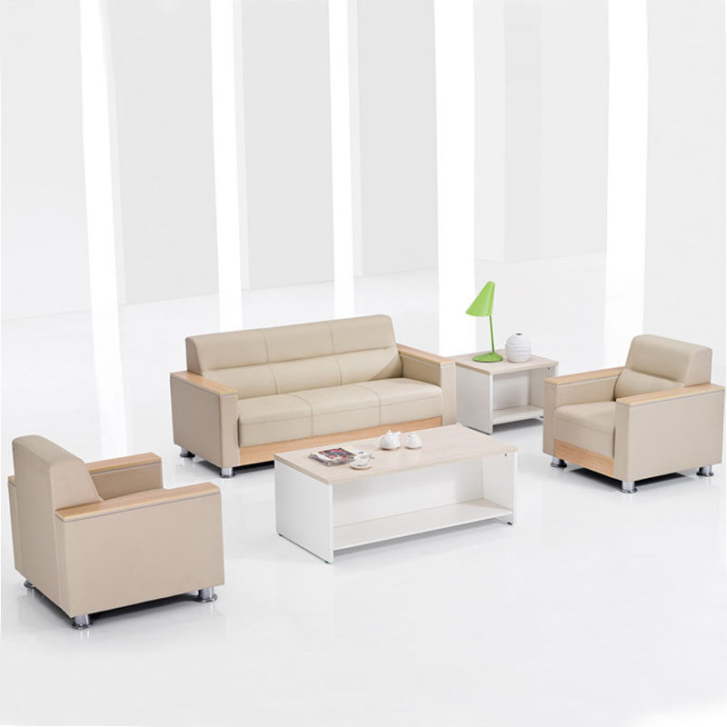 Time-Jen Office Furniture Manager Room Sofa Office Sofa Casual Fashion Reception Sofa Guests Leather Art Sofa Chair