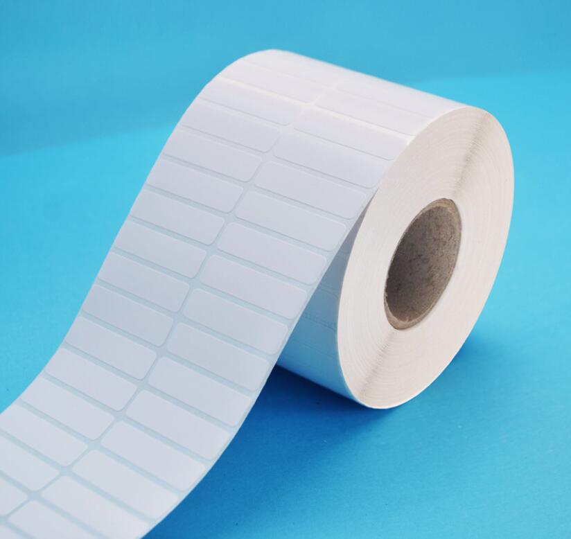 Hot sell 40x15 copperplate adhesive label paper BTPL42 L210LT210 ZT411 511210 ZT411 MP2140 MP2140 TSCT224