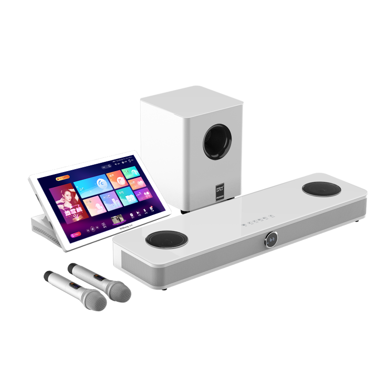 Qisheng S9 Home Ktv Audio Set Living Room Karaoke Soundbar Home Theater Integrated Karaoke Machine Complete Set