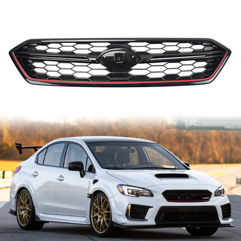 Suitable for 18-21 Subaru Wrx Sti Us Version Front Bumper Grille Front Bumper Air Intake Grille Auto Parts
