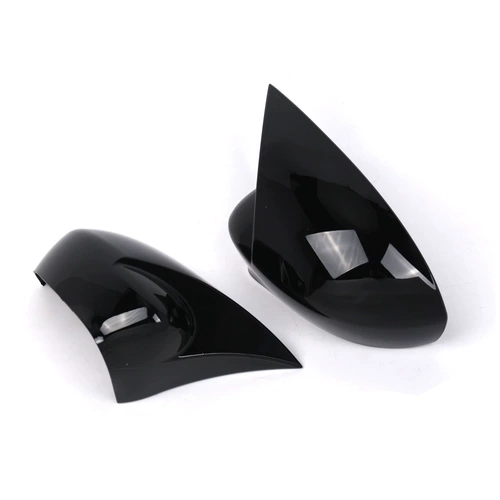 Подходит для Fiat PUNTO 2005-18 гг. Зеркало заднего вида с роговым корпусом, модифицированный глянцевый черный корпус зеркала заднего вида, клейкая версия