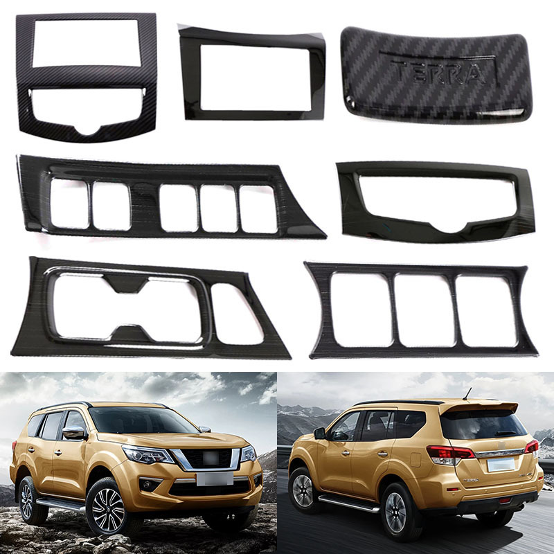 Suitable for 18 Models of Nissan Terra, Including Cup Holder Frame, Central Control Navigation Frame, Fuel Tank Cap Switch Button, and Other Interior Parts