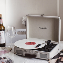 Didatime Flowing time LP Vinyl record player Gramophone Retro portable retro Bluetooth audio ornaments