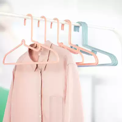 Plastic clothes rack hangers household clothes clothes hangers 10 pieces