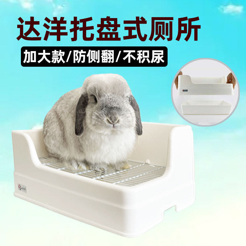 New Da Yang toilet anti-hatchback bunny rabbit toilet Double fixed Dragon Cat Guinea Pig Bedpan Pet Toilet