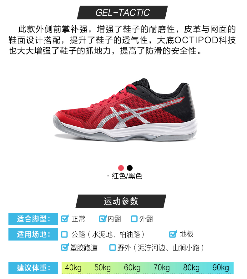 ASICS yaseshi 18 mùa xuân và mùa hè lưới mới breathable đệm giày thể thao nam bóng chuyền giày B702N-239 giày thể thao trẻ em
