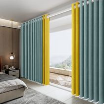 Установка без штор со штрих-комплектом из спальных затеняющих скатерть 2023 Новый раздел с занавеской гостиной