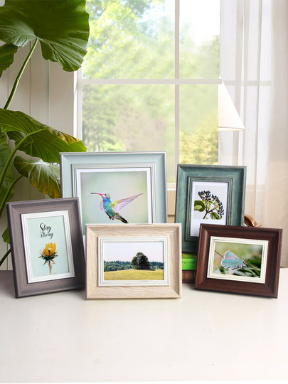 Photo Frame Display Stand European Style Empty Frame Vintage DIY Picture Frame 8 Inch 10 Inch 7 Inch 6 Inch Creative 4K 8K A4
