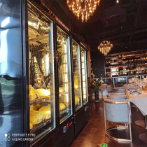 Dry Cooked Adult Steak Cabinet Western Meal Wet Air-cooled Beef Cabinet Refrigerated Preservation Cabinet Commercial Drain Acid Cabinet Customised