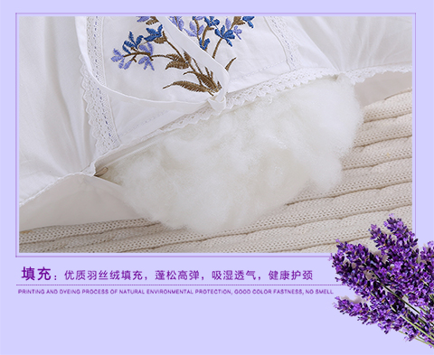 Lõi gối bông với một chiếc gối lông nhung có thể giặt được gối tựa đầu giường