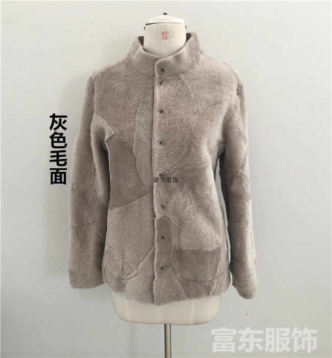 Cừu sheared lông một len ​​lót quần áo cừu fur coat áo khoác da bông ngoài trời windproof ấm