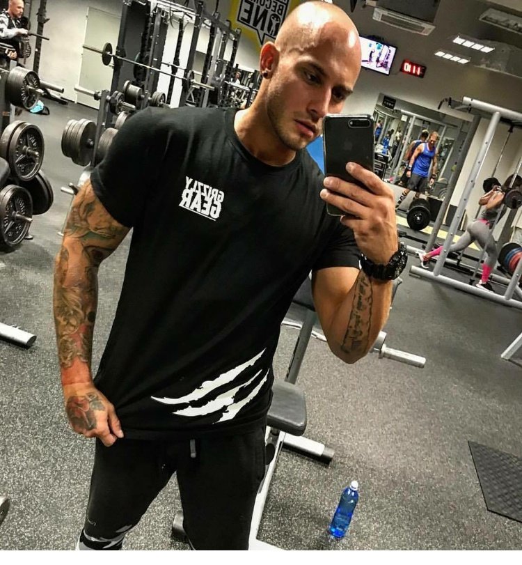 Cơ bắp mỏng anh em tập thể dục quần thun nam ngắn tay Cotton mỏng chạy áo thun nam áo ba lỗ gym