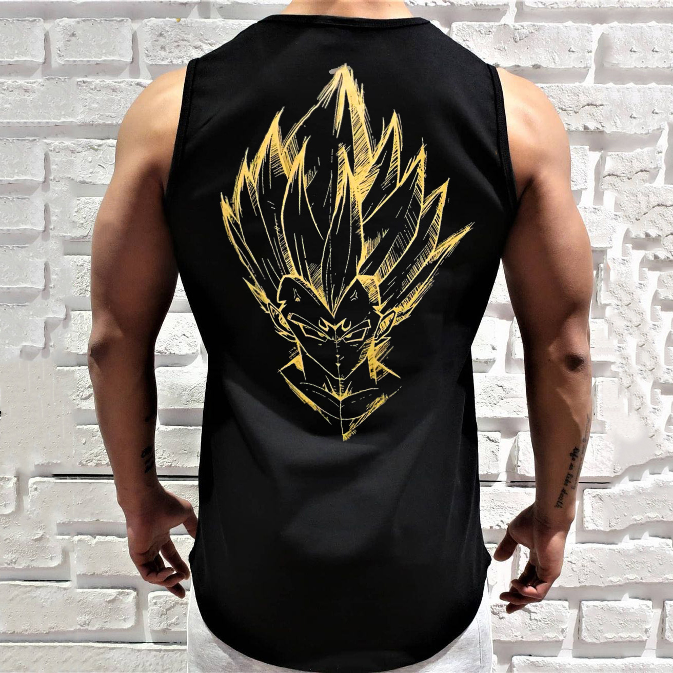 Muscle shirt brother summer thin running sports vest men's shoulder sleeveless slim fit fitness training top men's undershirt