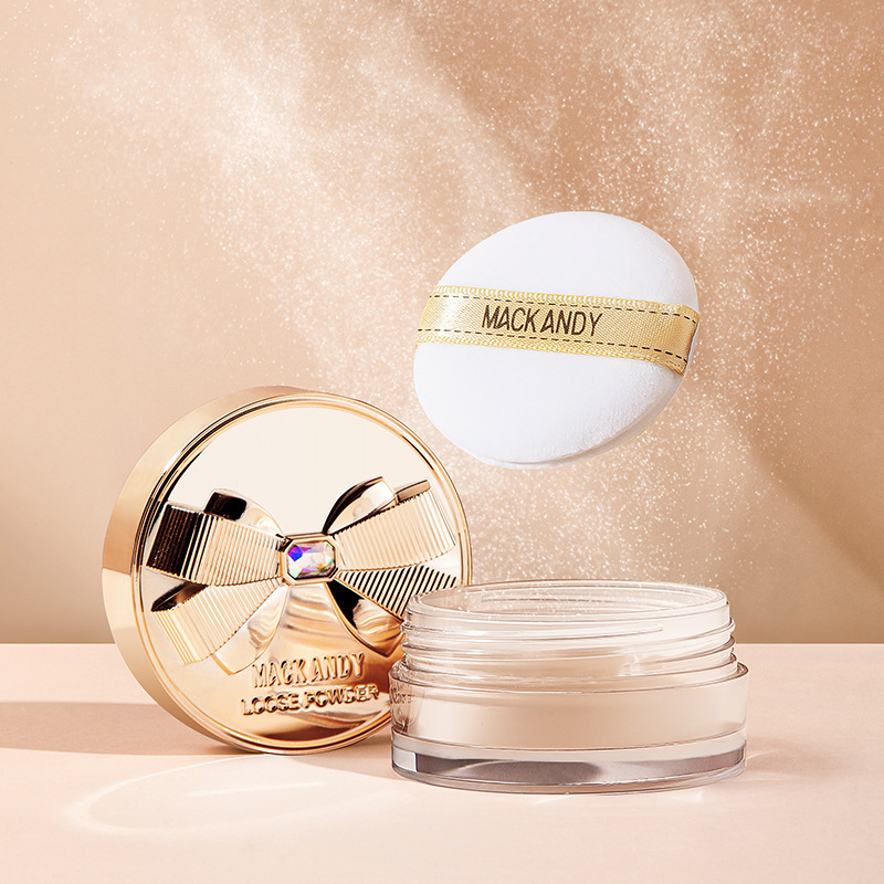 Marco Andy Butterfly Bow Air Makeup Powder Coverage Persistent Oil-Preserving and Sweat-proof