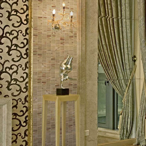 Натуральная нефритовая мозаичная плитка плитка нефритовое телевизионное диван диван фоновый фона стена Новая китайская мраморная анти -стеновая плитка