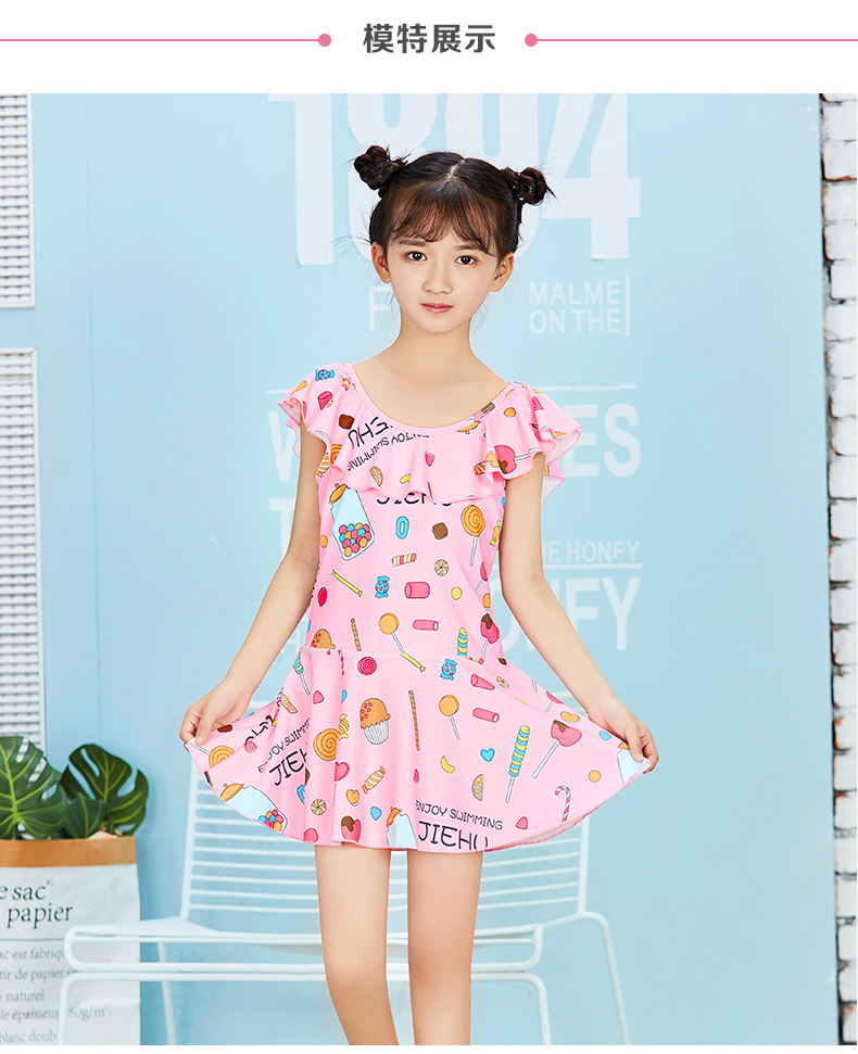 Đồ bơi cho trẻ em gái Big Boy Baby Siamese Princess Dress Dễ thương Hàn Quốc Nữ Spa Đồ bơi - Bộ đồ bơi của Kid đồ bơi cho bé trai