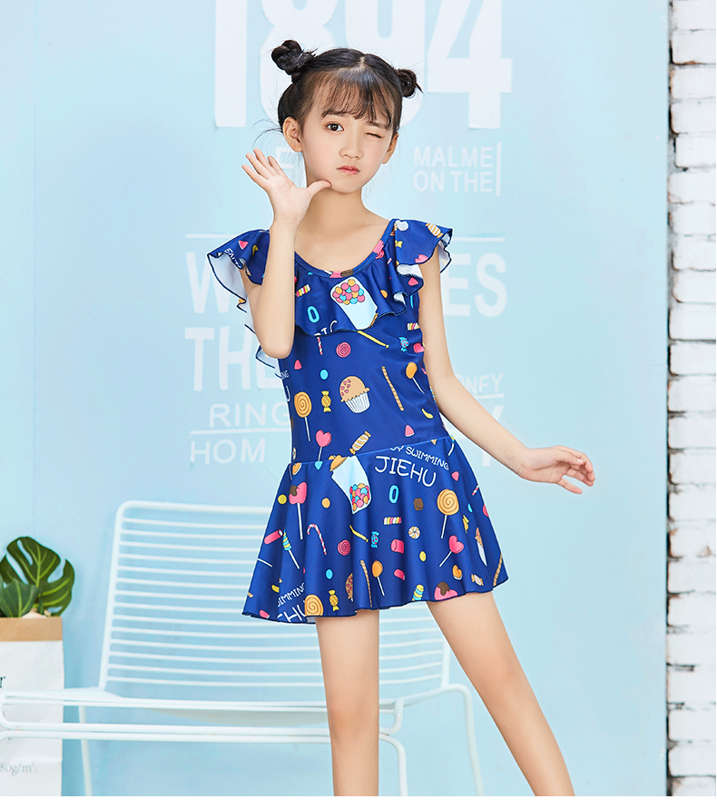 Đồ bơi cho trẻ em gái Big Boy Baby Siamese Princess Dress Dễ thương Hàn Quốc Nữ Spa Đồ bơi - Bộ đồ bơi của Kid đồ bơi cho bé trai