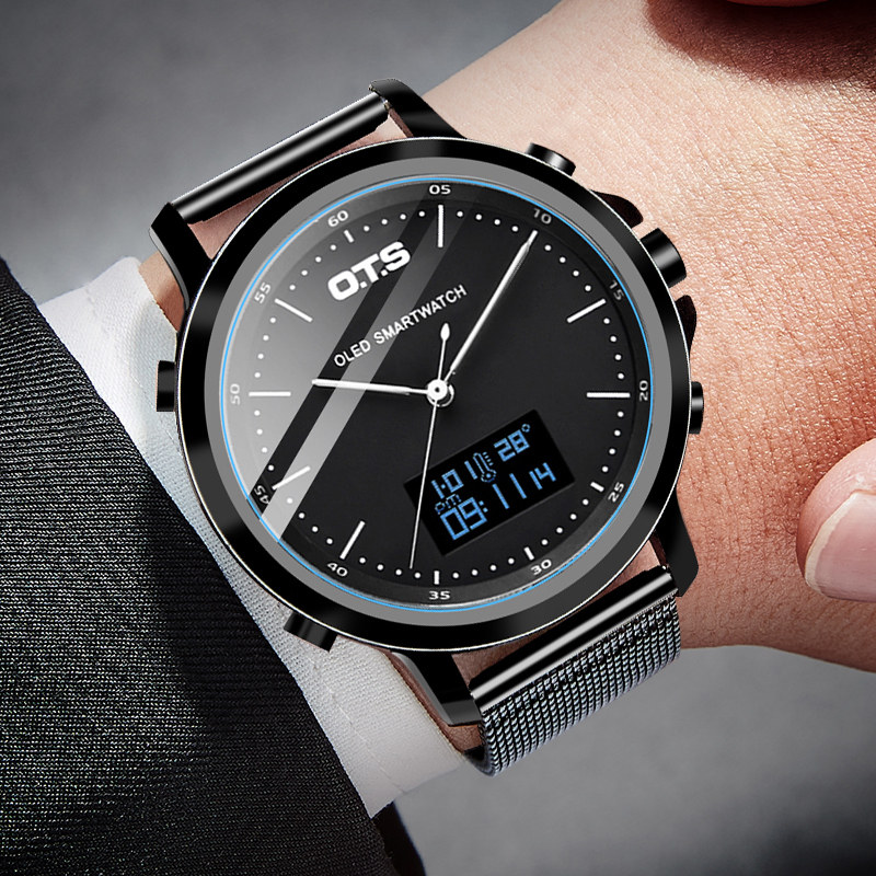 Smart Men Multifunction Outdoor Sports Watches Fashion 2021 New Korean version Leisure students Electronic meters waterproof