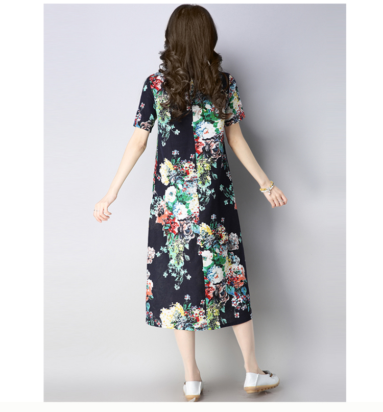 Robe femme en Coton et lin - Ref 3327112 Image 38