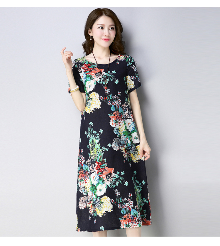 Robe femme en Coton et lin - Ref 3327112 Image 34