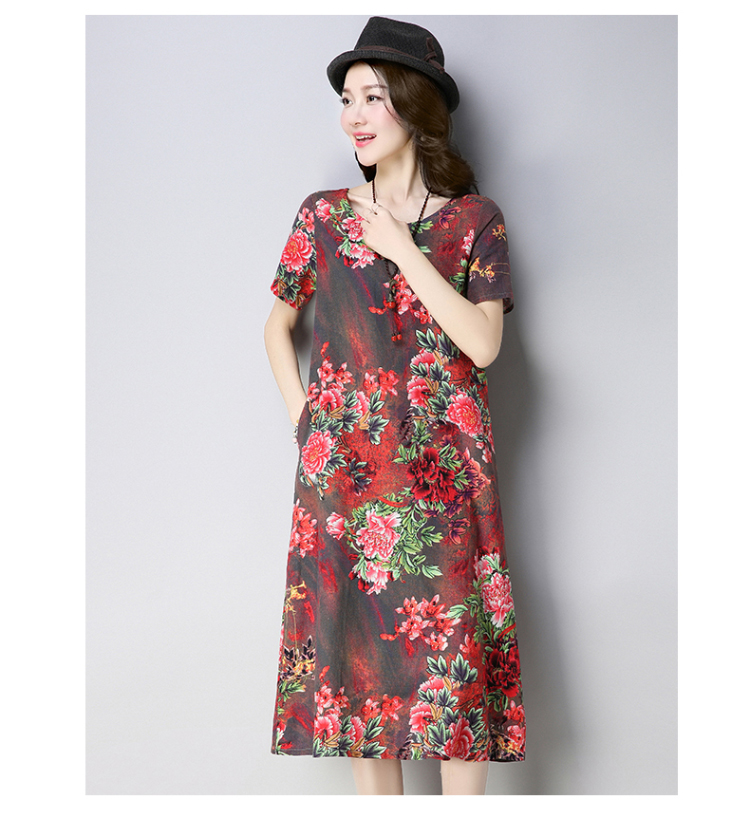 Robe femme en Coton et lin - Ref 3327112 Image 25