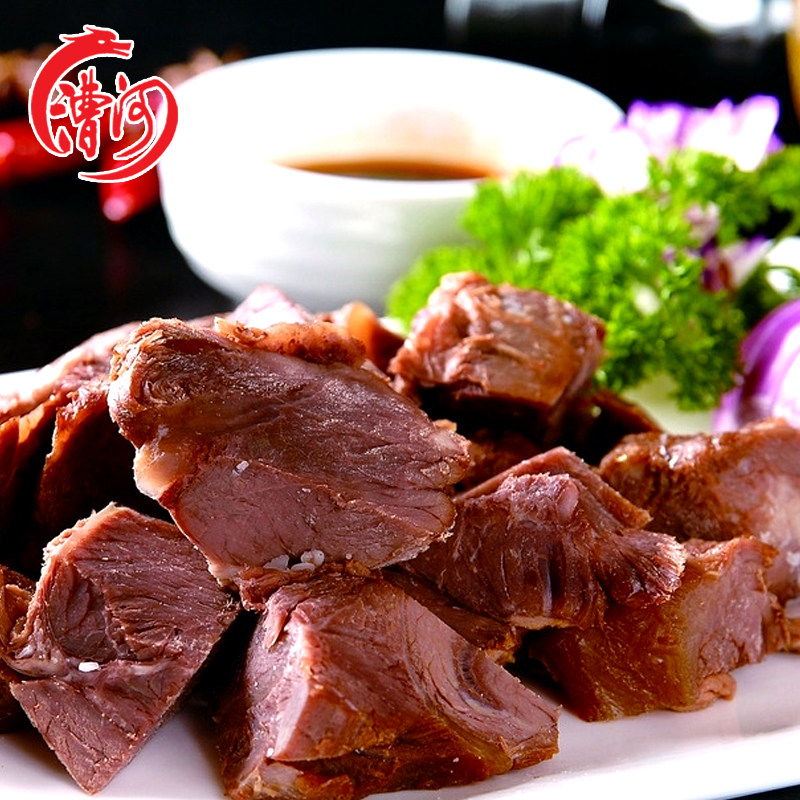 Flavor Cao River Donkey Meat Ready-to-eat Raw spicy sauce donkey meat Hebei Baoding to produce no starch 150-175 grams of bag