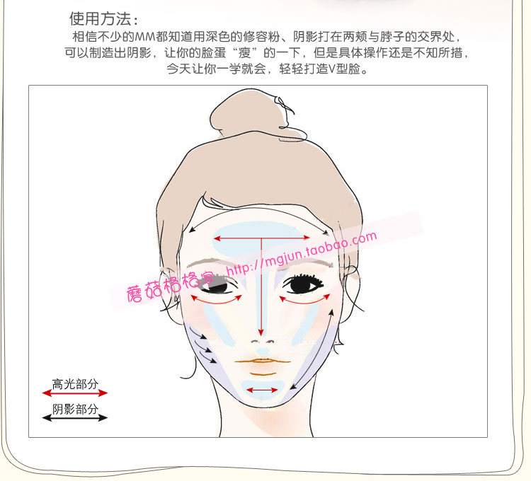 Đích thực MAYCHEER vẻ đẹp màu sắc cao bóng bột sáng bột bóng mắt bột long lanh highlight catrice