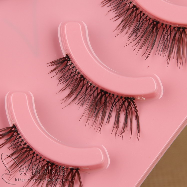 Nhật Bản Yiruo cánh thủ công loại cắt nửa đuôi dài phần trong suốt thân cây giả lông mi trang điểm nude tự nhiên lông mi chồn
