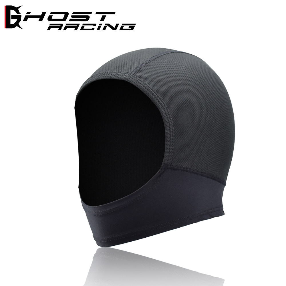 GHOST RACING locomotive safety cap lined air - air speed dried head cover sun - sun - suction and sweat mask