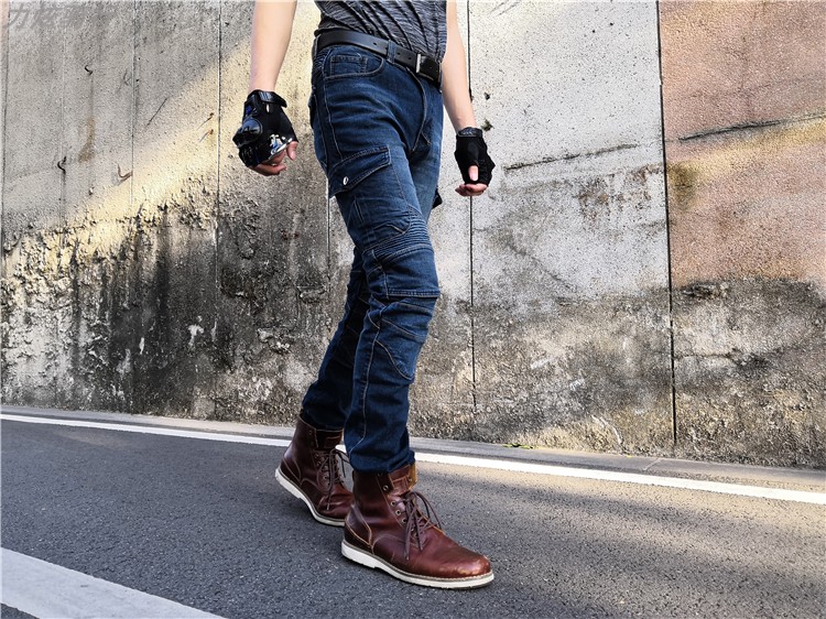 2019 New Spring Summer Army Green Harley đầu máy chống vỡ quần áo bảo hộ chống xe máy quần jeans cưỡi quần đua xe máy nam - Xe máy Rider thiết bị gang tay xe may
