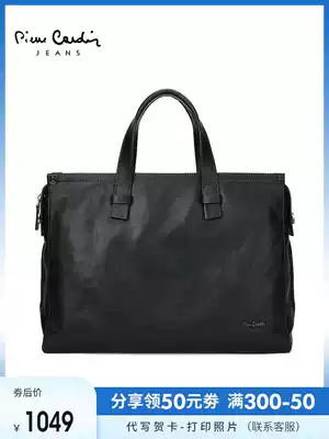 Pilcalden Men's Computer Briefcase Men's Bag Business Simple Leisure Men's Leather Large Capacity Hand bag