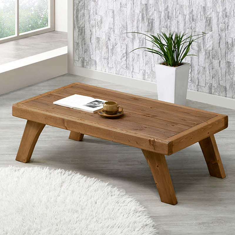 Coffee table table living room home small apartment simple modern creative solid wood tea table Zen bay window tatami small table