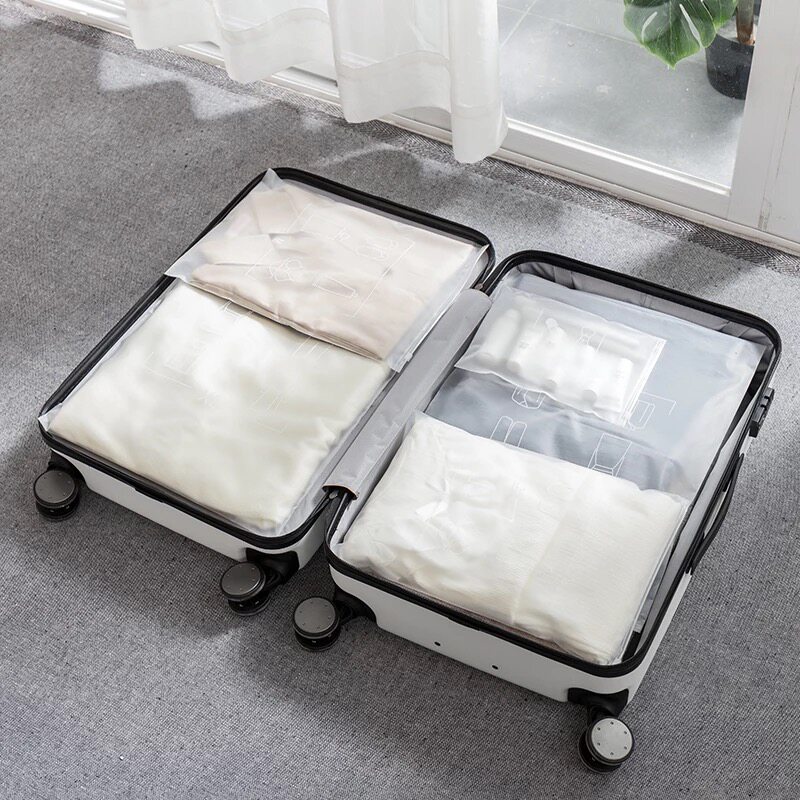 Outlet Japan Travel Clothing Collection Bag Waterproof Transparent Multifunction Clothing Suitcase Finishing Bag bagging