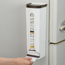 Japan imported garbage bag storage box hanging wall extraction box plastic bag storage box kitchen storage box