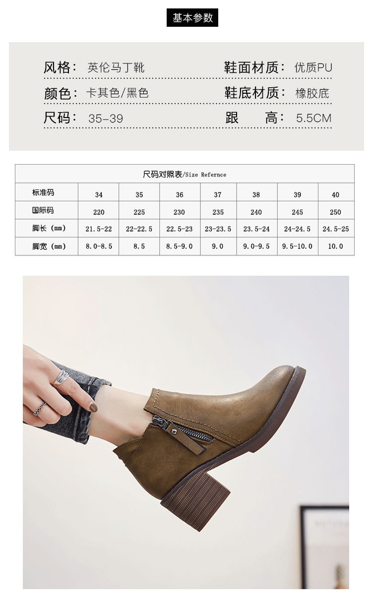 Bottes mi-saison femme OTHER   en Caoutchouc - Ref 3250818 Image 8