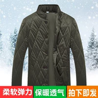 Mùa đông dày công việc áo khoác bông bảo hiểm lao động nam công nhân bông lạnh bảo quản lạnh quần áo áo khoác bên trong và bên ngoài mặc mùa đông áo phao lông vũ