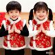 宝宝过年服唐装马甲加绒加厚婴儿新年装汉服男童女童国风拜年背心