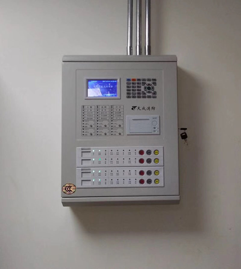 Gas fire extinguishing control device control host device four-zone control host fire alarm host