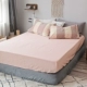 Muji đơn giản cotton đơn giản giường cotton đơn hoa lily màu đơn mảnh rửa bông đôi Simmons giường đơn - Khăn trải giường