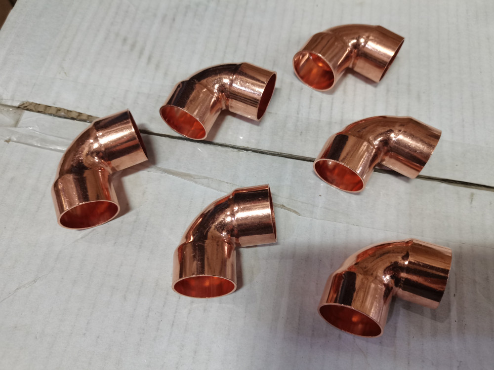 Refrigeration Depot Air Conditioning Refrigeration Pure Red Copper Pipe Elbow Tee U Type 45 Degree Elbow Return Oil Bend Direct Change Diameter to Joint