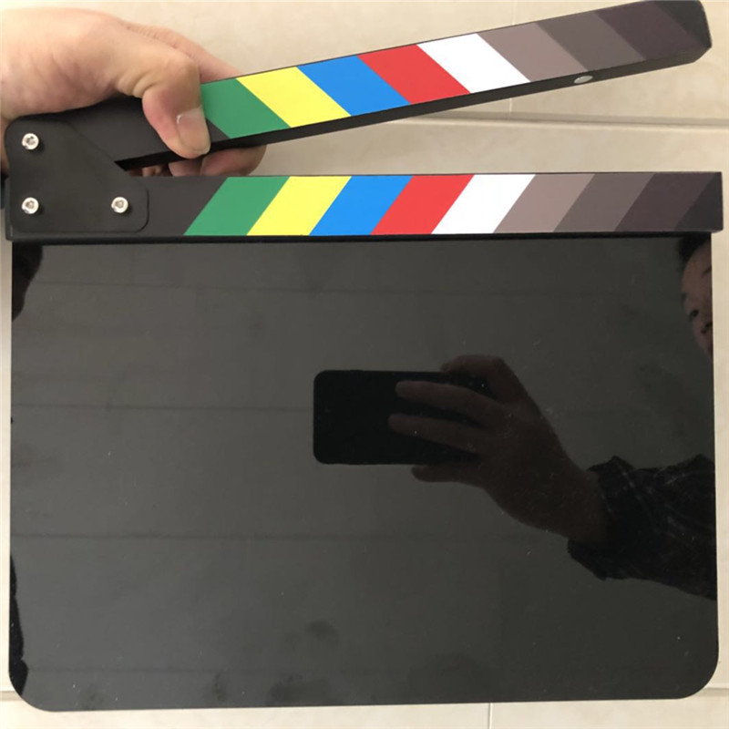 Film and TV crew with acrylic plate blackboard blank panel film flapper director board DIY board-Taobao