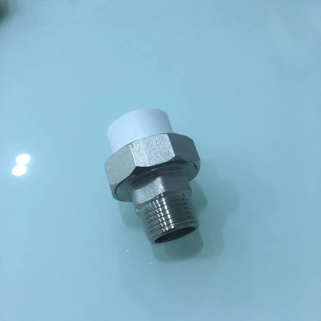 PPR outer wire inner wire double head 4 minutes 6 minutes 1 inch copper live joint iron live joint