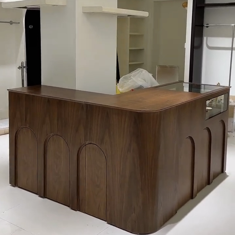 Clothing Store Cash Register Counter, Bar Table, Coffee and Milk Tea Shop, Dessert Shop, French-Style Vintage Front Desk, Flower Shop Cash Register, Lacquered Finish Clothing Store Cash Register Counter, Bar Table, Coffee and Milk Tea Shop, Dessert Shop, French-Style Vintage Front Desk, Flower Shop Cash Register, Lacquered Finish