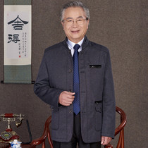 Elderly mens jackets loose middle-aged and elderly coats mens elderly coats grandfather coats dad autumn coats