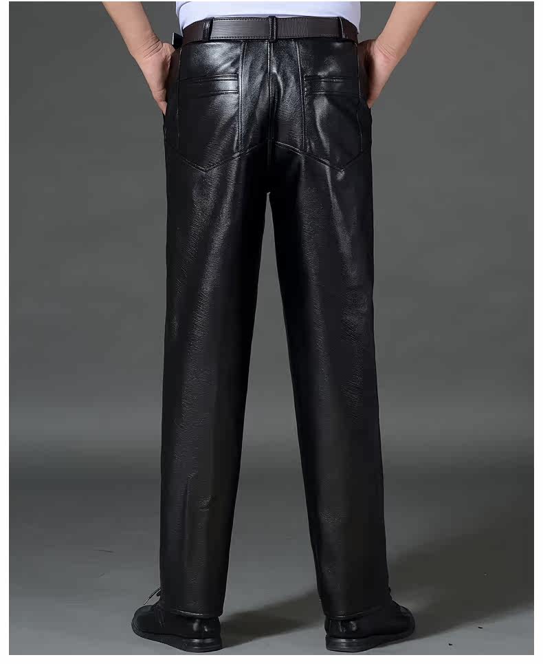 Pantalon cuir homme droit - Ref 1493431 Image 19