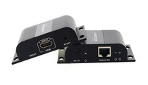 Langqiang LKV383 HD HDMI network extender hdmi to rj45 single network cable support infrared 120 meters