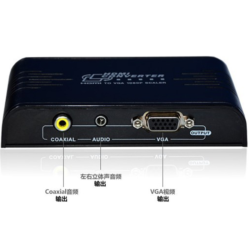 Lonjeon LKV385PRO HDMI to VGA Converter with OSD output PS3 to display with Scaler