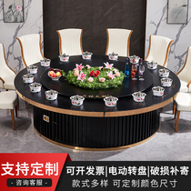 Hot pot table induction cooker integrated hot pot shop table and chair combination electric round table restaurant commercial one person one pot home